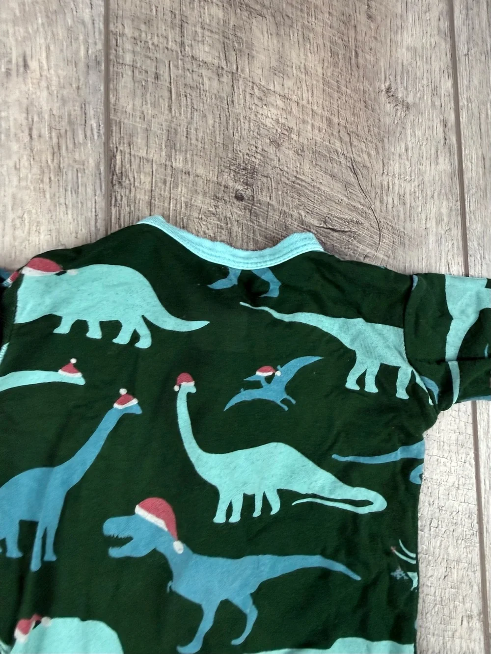 KicKee‎ Kids Green Dinosaur PJs